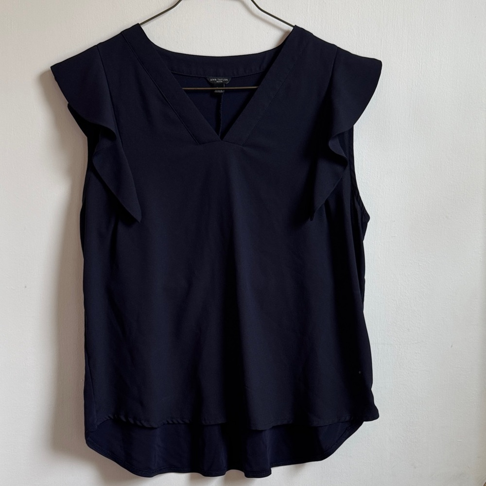 Ann Taylor Navy Blue Women's Top